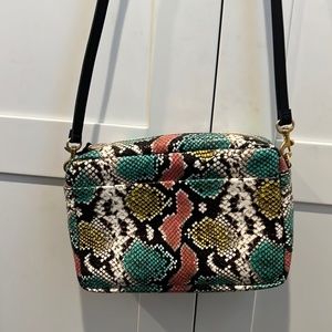 Clare V- Marisol snakeskin